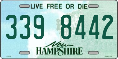 NH license plate 3398442