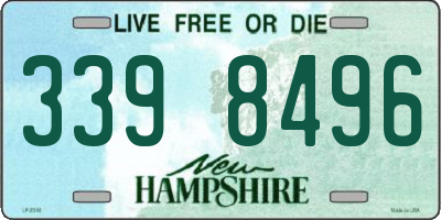 NH license plate 3398496