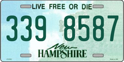 NH license plate 3398587