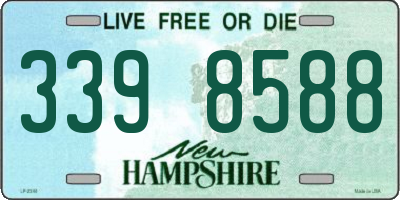 NH license plate 3398588