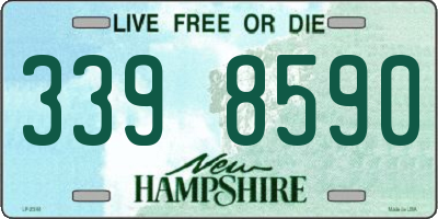 NH license plate 3398590