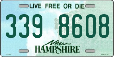 NH license plate 3398608