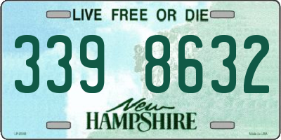NH license plate 3398632