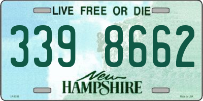 NH license plate 3398662