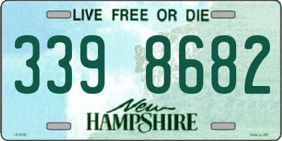 NH license plate 3398682