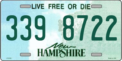 NH license plate 3398722