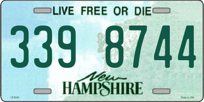 NH license plate 3398744