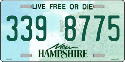 NH license plate 3398775