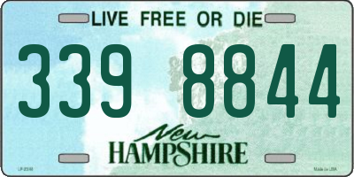 NH license plate 3398844