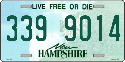 NH license plate 3399014