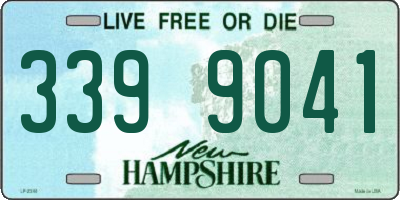 NH license plate 3399041