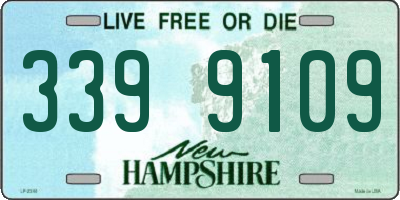 NH license plate 3399109