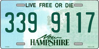 NH license plate 3399117