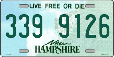 NH license plate 3399126