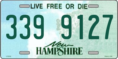 NH license plate 3399127