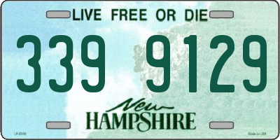 NH license plate 3399129