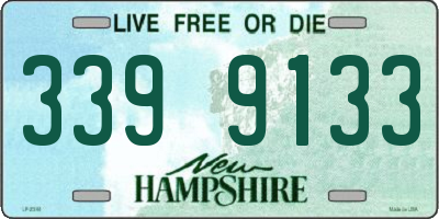 NH license plate 3399133