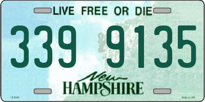 NH license plate 3399135