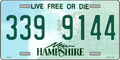 NH license plate 3399144