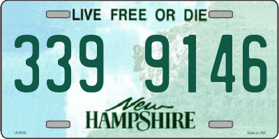 NH license plate 3399146