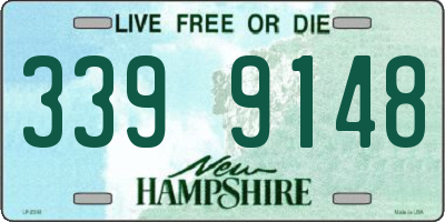 NH license plate 3399148