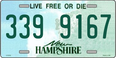 NH license plate 3399167