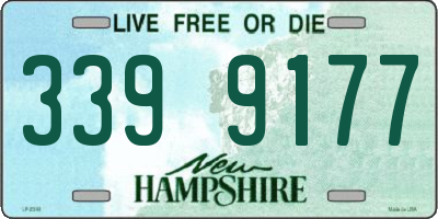 NH license plate 3399177