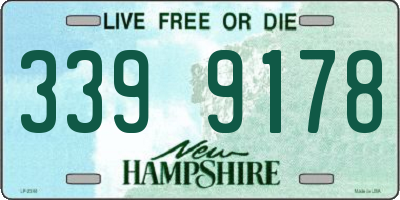 NH license plate 3399178
