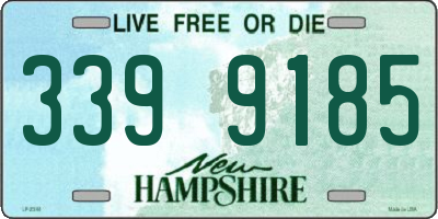 NH license plate 3399185