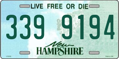 NH license plate 3399194