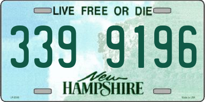 NH license plate 3399196