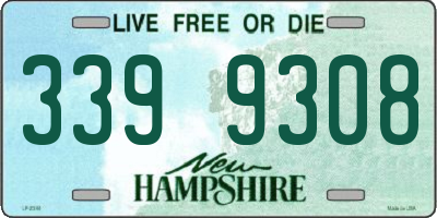 NH license plate 3399308