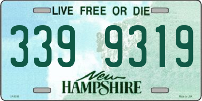 NH license plate 3399319