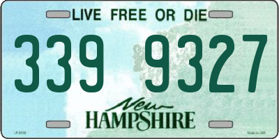 NH license plate 3399327