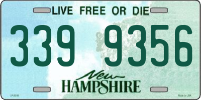 NH license plate 3399356