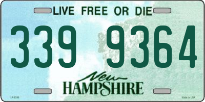 NH license plate 3399364
