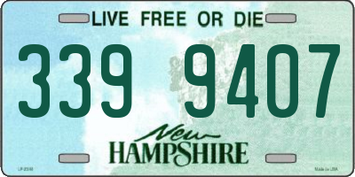 NH license plate 3399407