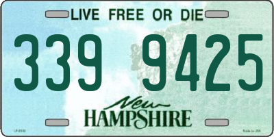 NH license plate 3399425