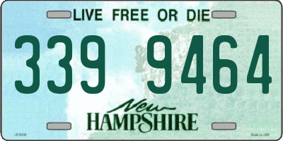 NH license plate 3399464
