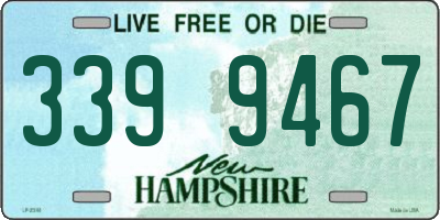 NH license plate 3399467