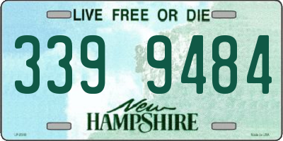 NH license plate 3399484
