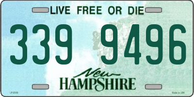 NH license plate 3399496