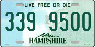 NH license plate 3399500