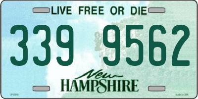 NH license plate 3399562