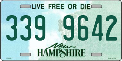 NH license plate 3399642