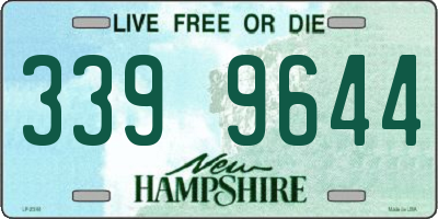 NH license plate 3399644