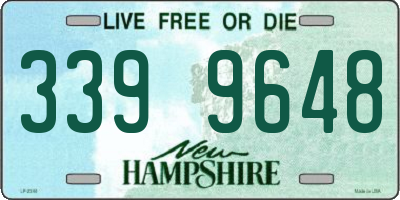 NH license plate 3399648