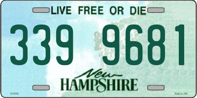 NH license plate 3399681