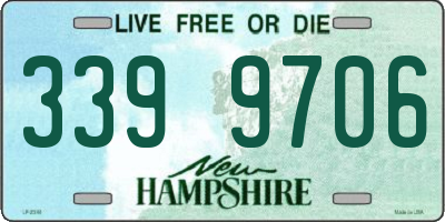 NH license plate 3399706