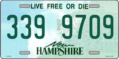 NH license plate 3399709